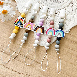 24 шт. 8 стильных силиконовых фокусных бусины&nbsp;SIL-GO0001-30