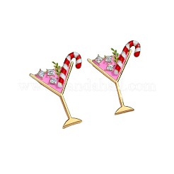 Рождество сплава эмали серьги&nbsp;FS-WGF3B22-01