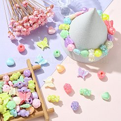 Непрозрачные акриловые бусины&nbsp;MACR-CJ0001-64