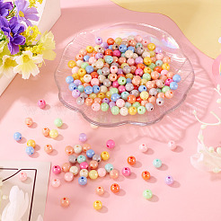 100г 357 шт непрозрачные акриловые бусины&nbsp;OACR-TA0004-15