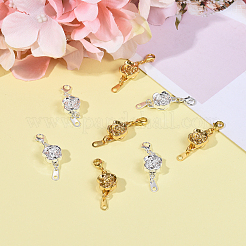 10 комплект 2-х цветных магнитных застежек из цинкового сплава&nbsp;PALLOY-CJ0001-139