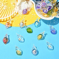 30шт светящиеся подвески из прозрачной смолы&nbsp;RESI-YW0004-64