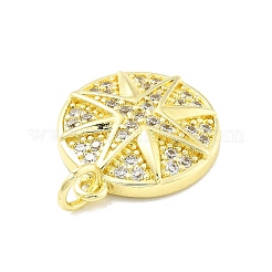 Стойки обшивки латунь микро проложить Циркон подвеску&nbsp;KK-D359-13G