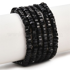 Бусины из натурального черного оникса&nbsp;G-G345-C37-2x4mm