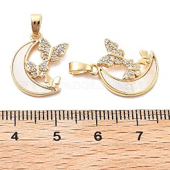 Латунные микро проложить кубического циркония подвески&nbsp;KK-L222-013G