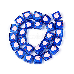 Ручной спрей окрашены бусины бисера&nbsp;LAMP-N035-02D