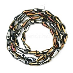 Гальванизированные непрозрачные стеклянные бусины&nbsp;EGLA-L015-FR-B21-01