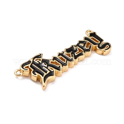 Настоящие позолоченные латунные эмалевые соединители 18k&nbsp;KK-G402-29G