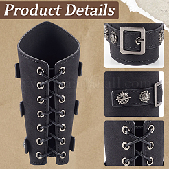 Регулируемый браслет из искусственной кожи&nbsp;AJEW-WH0010-51B