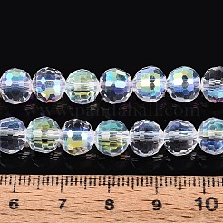 Гальванизируйте прозрачное стекло бисер нитей&nbsp;EGLA-N024-01A-C01