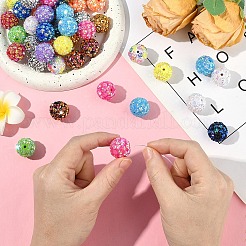 10 шт. Непрозрачные акриловые бусины&nbsp;OACR-YW0003-35A