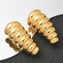 Серьги-гвоздики из нержавеющей стали 304&nbsp;EJEW-M069-01G