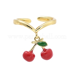 Латунные с эмалевыми манжетами&nbsp;LS-RJEW-Q019-02A-G