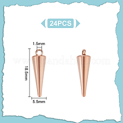24 шт. ионное покрытие (IP) 201 подвески из нержавеющей стали&nbsp;STAS-UN0049-37