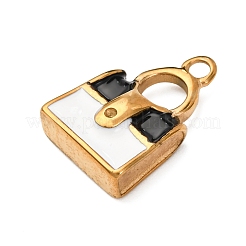 Подвески из нержавеющей стали 304 с эмалью&nbsp;STAS-B112-01G-08