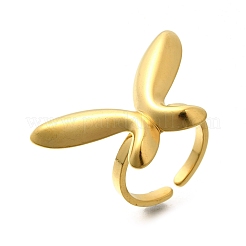 Открытая манжета из нержавеющей стали 304 для женщин&nbsp;RJEW-B109-02G-04