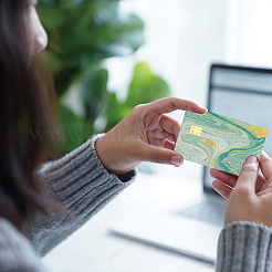 ПВХ пластиковые водонепроницаемые наклейки для карт&nbsp;DIY-WH0432-035