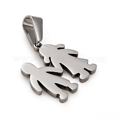 Подвески ко Дню святого Валентина из нержавеющей стали 304&nbsp;STAS-I136-01P