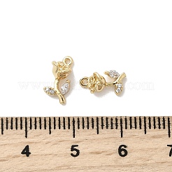 Латунные микро проложить кубического циркония подвески&nbsp;KK-A275-04A-G