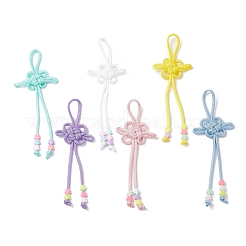 6шт внутренние сердечники из полиэстера и спандекса шнуры веревки подвесные украшения&nbsp;HJEW-JM03839