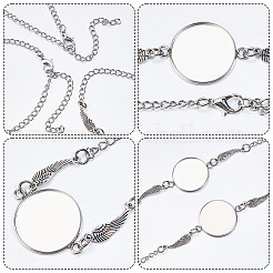 Наборы для изготовления браслетов из нержавеющей стали 304 своими руками&nbsp;BJEW-DR00014