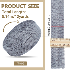10 ярд полиэстеровой плетеной ленты&nbsp;OCOR-BC0007-63B