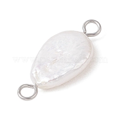 Подвески-коннекторы из натурального жемчуга Кеши&nbsp;PALLOY-JF04241-03