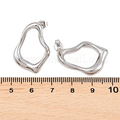 Серьги-гвоздики из нержавеющей стали 304&nbsp;EJEW-G457-01P