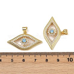 Латунные микро проложить кубического циркония подвески&nbsp;KK-H072-09G