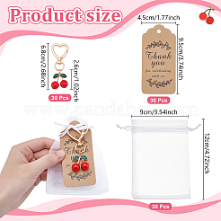 30 шт. подвесные украшения из вишневой смолы&nbsp;HJEW-DR00252