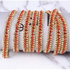 Цепочки из стразов&nbsp;CHC-WH0001-05G