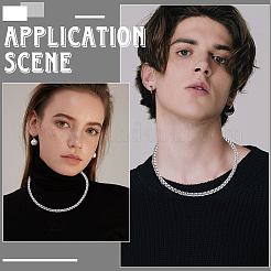 2 шт. цепочки-коробки из нержавеющей стали 304&nbsp;NJEW-SC0001-36P-03