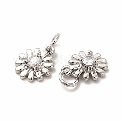 Подвески из латуни с кубическим цирконием&nbsp;KK-H436-02P