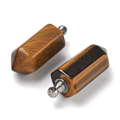 Натуральные подвески для флаконов с тигровым глазом&nbsp;G-H332-09P-02