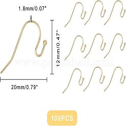 PVD вакуумное покрытие нержавеющая сталь 304 крючки для сережек&nbsp;STAS-UN0015-64