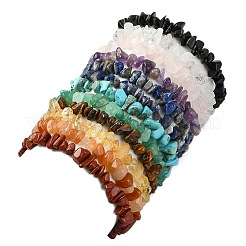 12шт. 12 набора браслетов из смешанных бусин с драгоценными камнями в разных стилях&nbsp;BJEW-JB10913