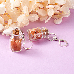 Мини милые маленькие стеклянные банки стеклянные бутылки&nbsp;AJEW-CW0001-01