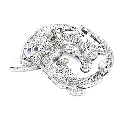 Значки из сплава пеликозавров с эмалью для рюкзака и одежды&nbsp;JEWB-G044-02AS-02