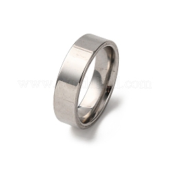 201 широкополосное кольцо из нержавеющей стали&nbsp;RJEW-K252-02D-P