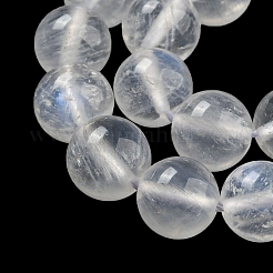 Натуральный радужный лунный камень круглые нити из бисера&nbsp;G-M263-C-02A