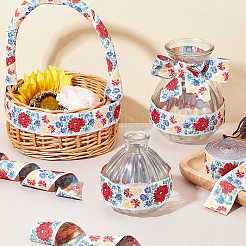 Лента из полиэстера в богемном стиле&nbsp;OCOR-WH0047-46