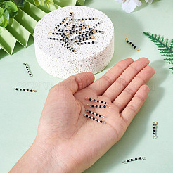 Прозрачные стеклянные бусины с соединителем&nbsp;PALLOY-TA00135