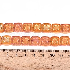 Гальванизируйте прозрачное стекло бисер нитей&nbsp;EGLA-N017-03C