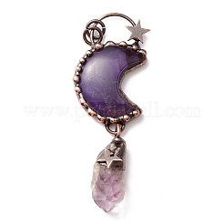 Природный аметист большие кулоны&nbsp;G-M383-25B