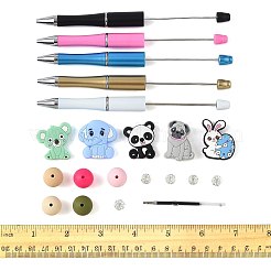 Наборы для изготовления ручек из бисера в виде животных своими руками&nbsp;DIY-FS0009-45