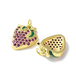 Латунные микро проложить кубического циркония подвески&nbsp;KK-A252-30G