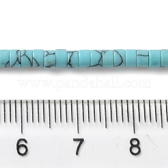 Синтетических нитей бирюзовые бусы&nbsp;X-G-K368-A05-02