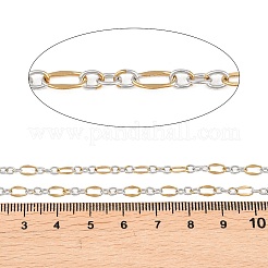 Двухцветные цепи из нержавеющей стали 304 с овальными звеньями&nbsp;CHS-P028-14A