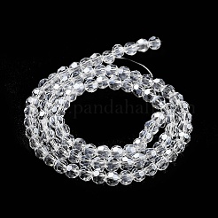 Гальванизируйте прозрачное стекло бисер нитей&nbsp;LS-EGLA-A035-T4mm-A19