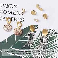 Фурнитура для сережек-гвоздиков из нержавеющей стали 304&nbsp;STAS-TA0004-29